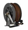 Schlauchaufroller Edelstahl/ABS Kunststoffgehäuse OSK 610 mit 20 m, 3/4" Gummischlauch ET, max. 15bar/90°C