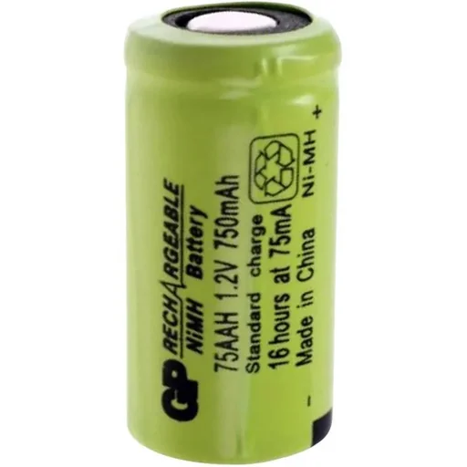 "2/3 AA NiMH Akku 750mAh image"