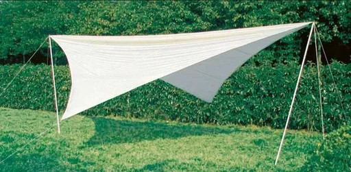 "Sonnensegel Set 3 für Camping und Garten, Viereckform 4 x 4 m image"