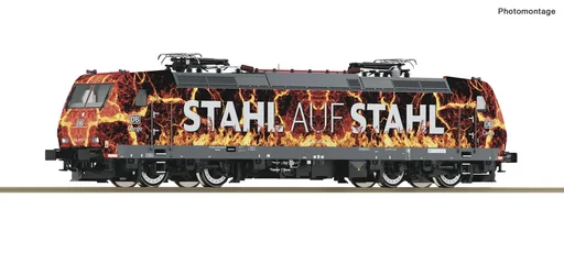 "Elektrolokomotive 185 077 "STAHL auf STAHL" der Deutschen Bahn, H0, AC image"
