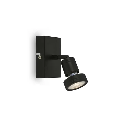 "LED Spotleuchte 1-flammig, schwarz, GU10 Fassung, inklusive LED Leuchtmittel, 4,9 Watt, 460 lm, 3000 K image"