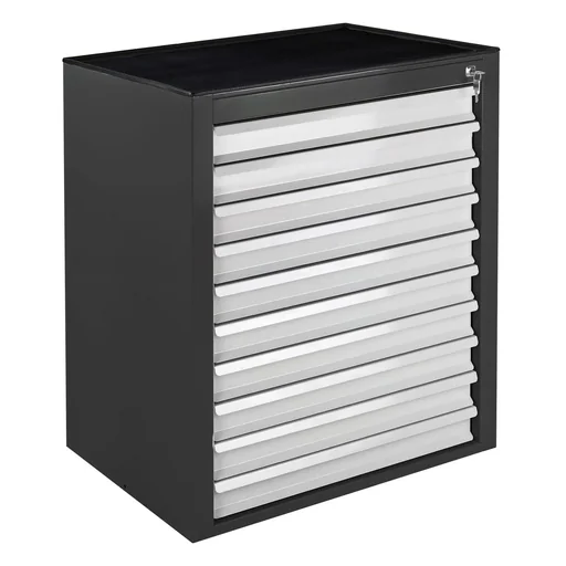 "Schubladenschrank / Werkzeugschrank mammut, 10 Schubladen, RAL 7016 / 7035 image"