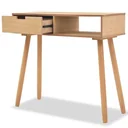 Wandtisch 80x30x72 cm Kiefer massiv braun