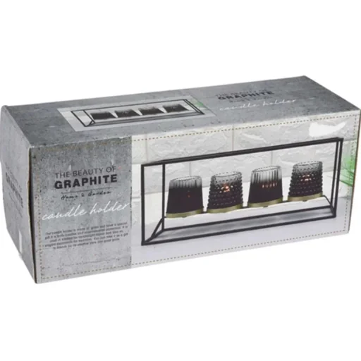 "Teelichthalter 4er-Set - Teelichthalter aus Glas image"