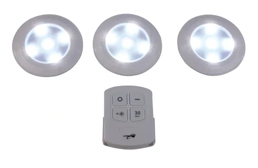 "LED-Licht mit Fernbedienung 3er Set image"