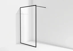 Walk-IN Glas-Duschwand 120 x 200cm, Duschabtrennung mit barrierefreiem Einstieg 