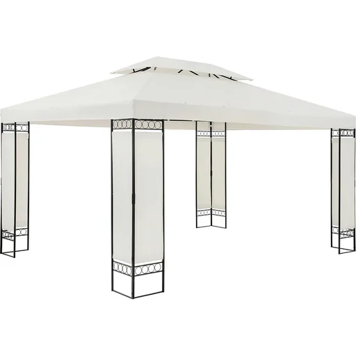 "Pavillon/Gartenpavillon XXL - 3 x 4 x 2,6m - creme image"