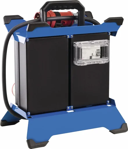 "Stromverteiler Stecky DUO 1, 8x Schutzkontakt, 4x CEE400V/16A, FI40A, 3,4m image"