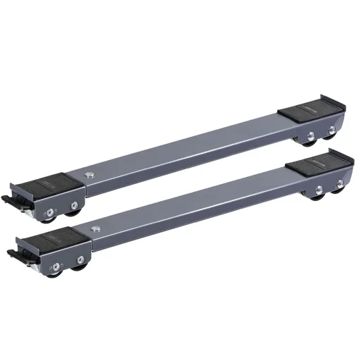 "Transportschiene MM 1199 2 teilig, 45-70 cm, ausziehbar, 12 Bockrollen Ø 30 mm, Feststeller, Tragkraft 500 kg image"