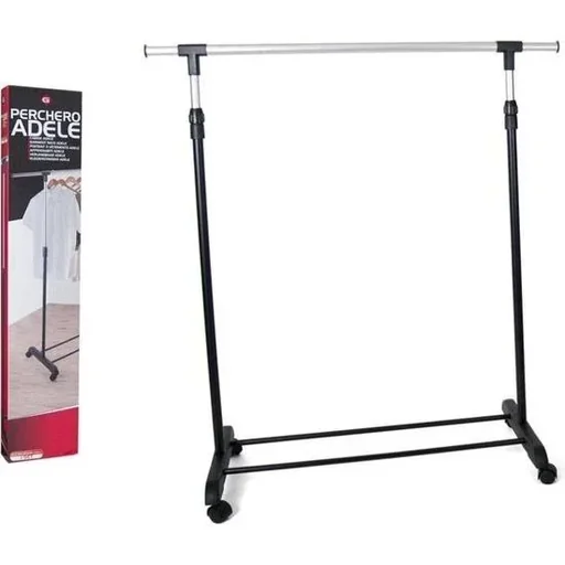 "Gerimport Adele Mobiler Wäscheständer 100X170 - Edelstahl image"