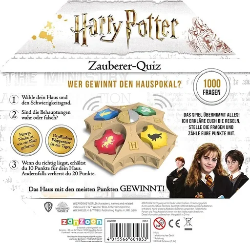 "Gesellschaftsspiel Harry Potter Zauberer-Quiz image"