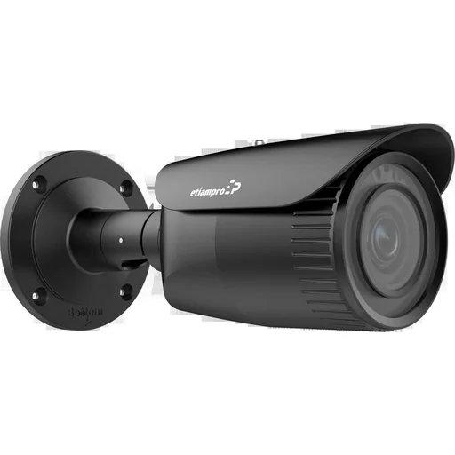 ip-kamera - bullet - varifokal-objektiv - schwarz