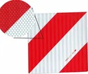Warntafel, links-einseitig, aus Aluminium