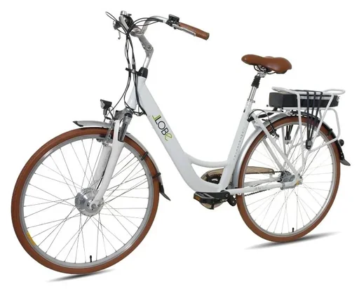 "Damen E-Bike, 28 Zoll, Rahmenhöhe 50 cm, 3-Gang Nabenschaltung, weiß, City Bike "ComfortLine" image"