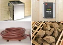 Saunaofenset 3 - 9,0 kW OS mit Ofenanschlußkabel