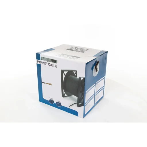 "Stromkabel, transparent schwarz, 100 m, PVC-Isolierung, hohe Spannungsfestigkeit image"