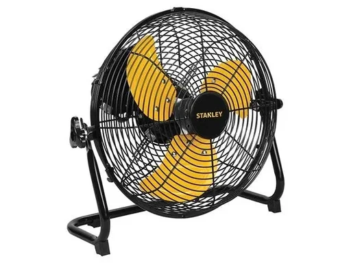 "Bodenventilator Stahl Ø 30,5 cm Schwarz/Gelb image"