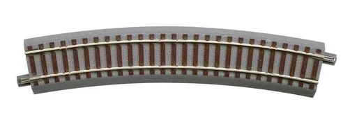 "6 Stück Gebogenes Gleis GB22,5, Radius 502,7 mm, Bogenwinkel 22,5° image"