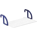 Classic 70 Hänge-Trockengestell / Trockengestell für Balkon - 7m Trockenlänge - Blau/Weiß