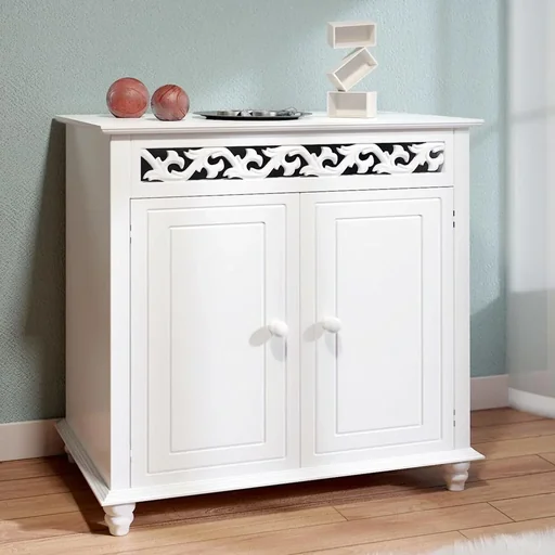 "Kommode Jersey weiß 76x65x35cm image"