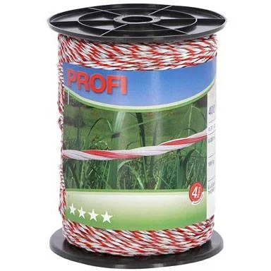 "Profi Zaundraht 6X0,30 Tric, 400M, Weiß/Rot image"