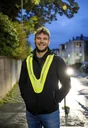 Reflektorkragen gelb, Einheitsgröße