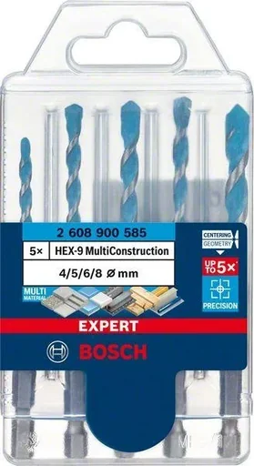 "Bohrer-Set HEX-9 MC Expert, 5-teilig image"