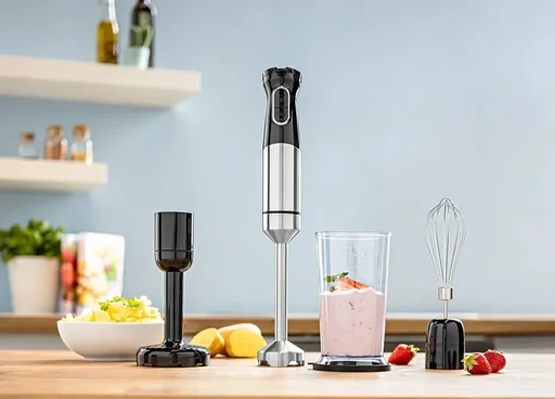 Power Stabmixer-Set Edelstahl