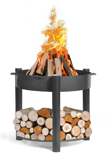 "Feuerschale Montana 80 hoch, inklusive Holzlager image"