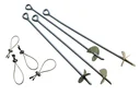 Boden-Anker 76 cm, 4er-Pack