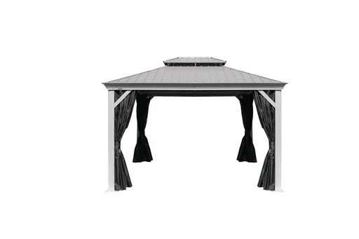 "Vorhang-Set passend zum Pavillon Messina 10x12 champagner image"