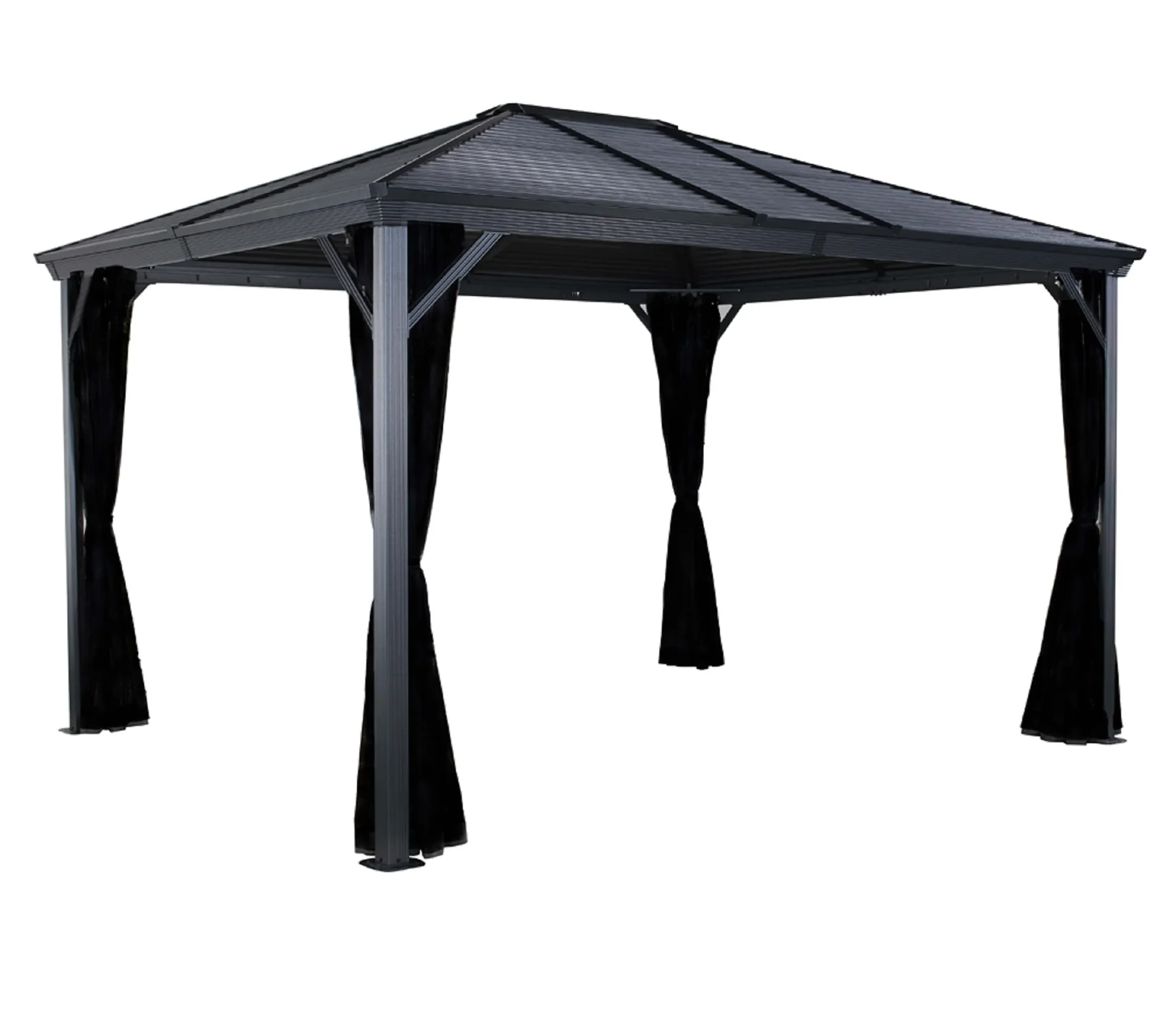 "Sojag Vorhang-Set passend zum Pavillon Ventura 10x14 image"