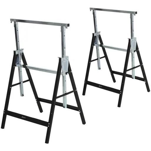 "Sägebock höhenverstellbar zusammenklappbar max. 200kg, schwarz image"