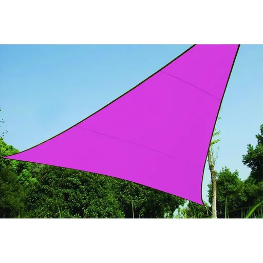 "sonnensegel - dreieckig - 5 x 5 m x 5 m - fuchsia image"