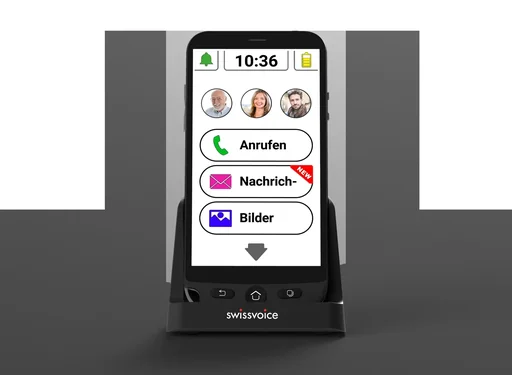"Smartphone mit SOS Taste und 3 Bildschnellwahl-Button image"