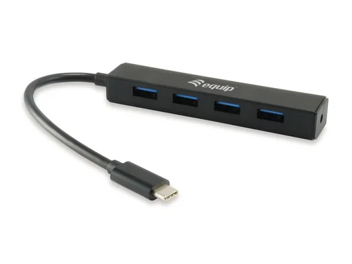 "USB-Hub USB 3.1-C zu USB 3.0 4 Port schwarz image"