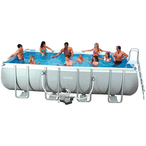 "Ultraframe 549x274x132 cm Rechteck-Pool mit Sandfilterpumpe image"