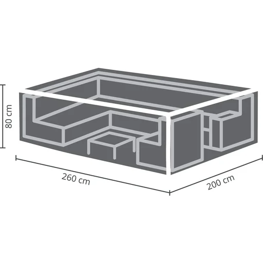 "Outdoor Lounge Set Abdeckung - 260cm image"