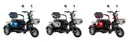 3-Rad E-Mobil Bari 6 km/h: 48V/20Ah Blei-Gel, blau