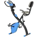 Heimtrainer 2-in-1 Fahrradtrainer LCD-Display klappbarer Hometrainer Trimmrad mit 8 stufig einstellbarem Magnetwiderstan