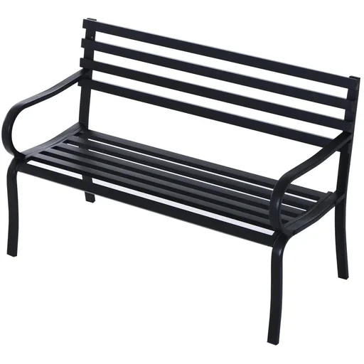 "Gartenbank Metall 2-Sitzer 125x62x82cm image"
