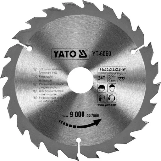 "Kreissägeblatt Ø184 mm - 24 T - Innendurchmesser 30 mm image"