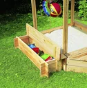 Sitz- & Bugbox für Sandkasten "Peter"