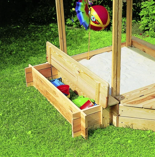 "Sitz- & Bugbox für Sandkasten "Peter" image"