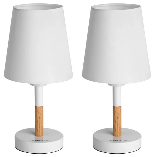 "Tischlampen-Set 2-teilig Daisy weiß image"