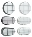 LED-Wandleuchte, rund, 20W, mit Samsung-Chip, anthrazit