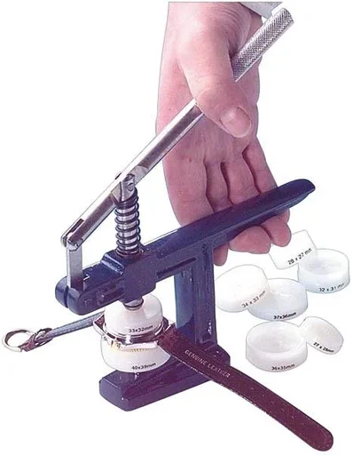 Glas- und Bodeneinsetzswinge mit 12 Druckplatten von 22-40mm