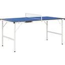 Tischtennistisch mit Netz 5 Fuß 152x76x66 cm blau