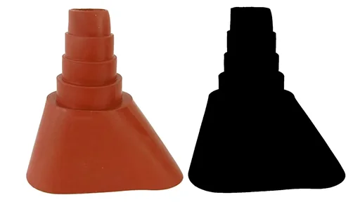 "Gummitülle für Satmast universal 30-60 mm, rot image"