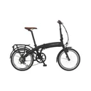 Unisex E-Bike Faltrad, 20 Zoll, Rahmengröße 30 cm, 7-Gang Kettenschaltung, schwarz matt, FR18